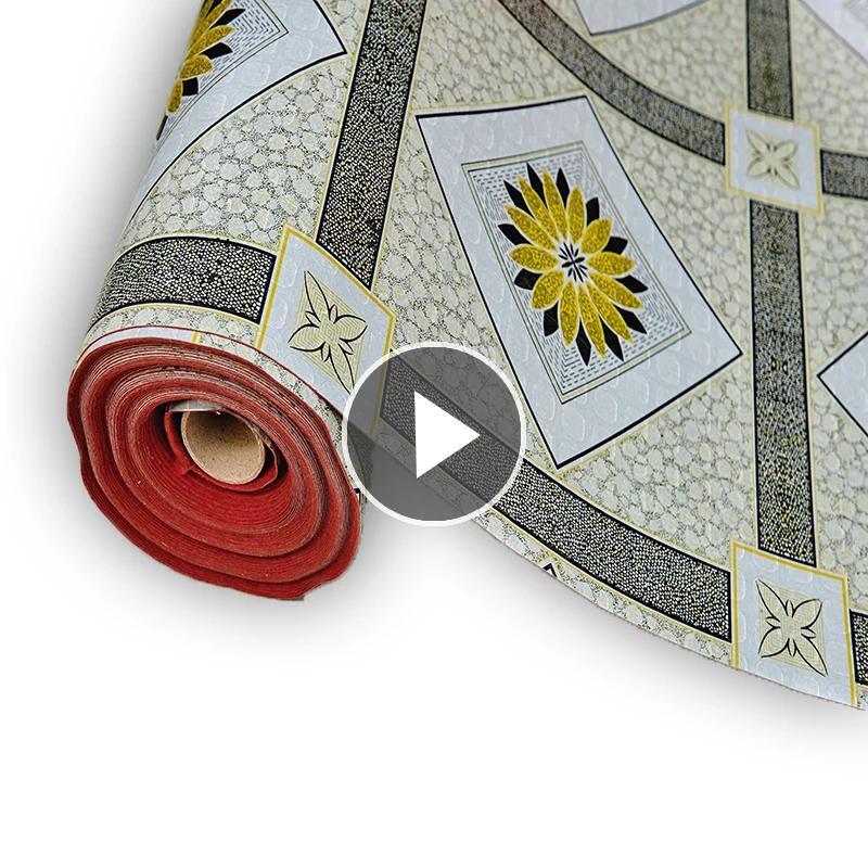 Special Offer Ready To Use Waterproof Vinyl Pvc Flooring Roll 3M 4M Width Manufacturer