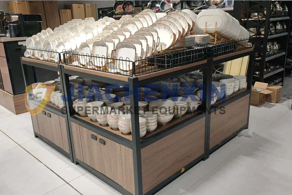 Factory Price Supermarket Retail Promotional Table Discount platform for grocery store display exhibition booth promotion desk