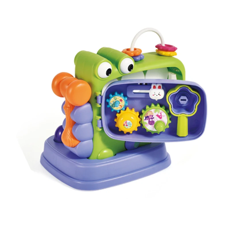 Multifunctional game console educational cute dinosaur toy whack a mole with light & music educational toys for kids