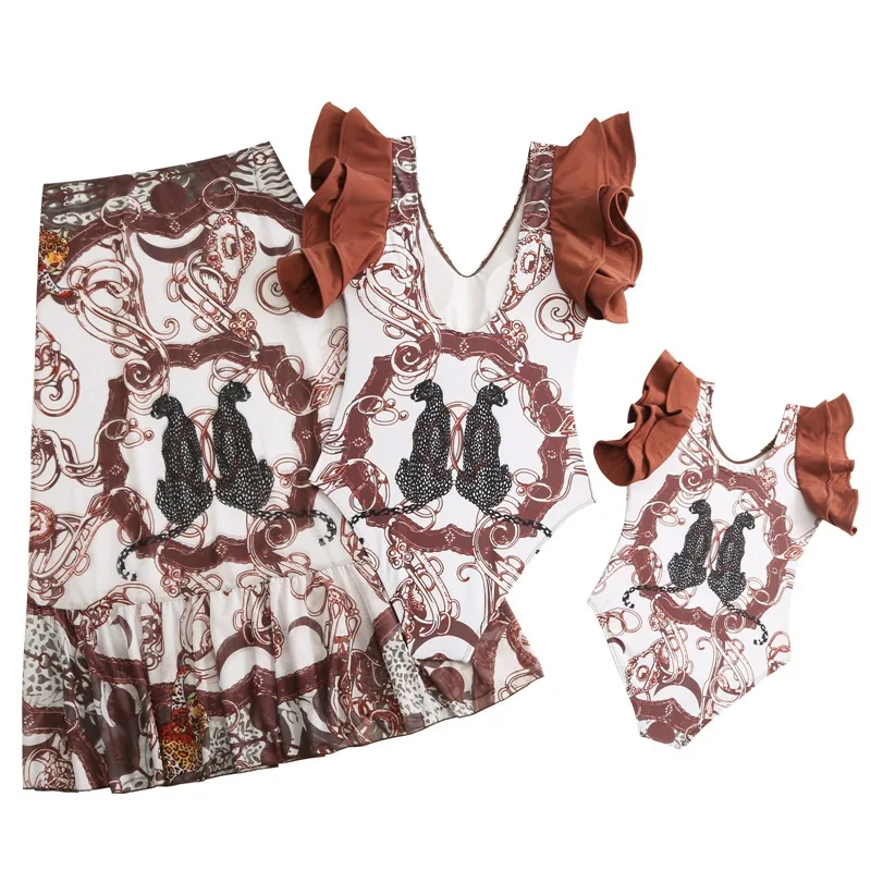 Custom swimwear beachwear kids Swimsuits Baby Girls Summer One piece Swimwear