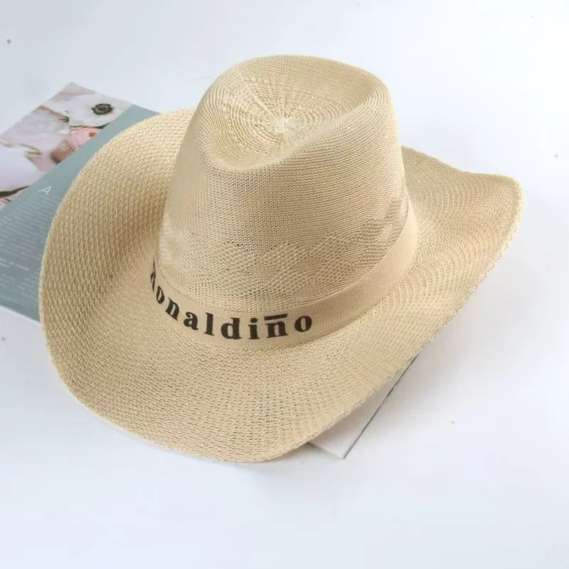fashion promotional cowboy hat cheap custom cowboy straw hat