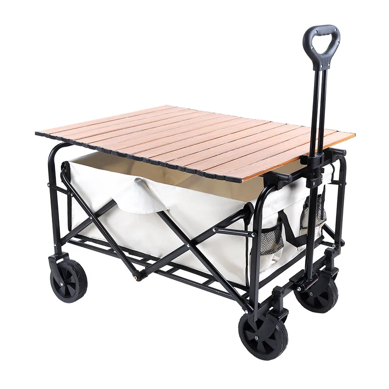 Folding Trolley Beach Garden Outdoor Park Utility Wagon Picnic Camping Cart
