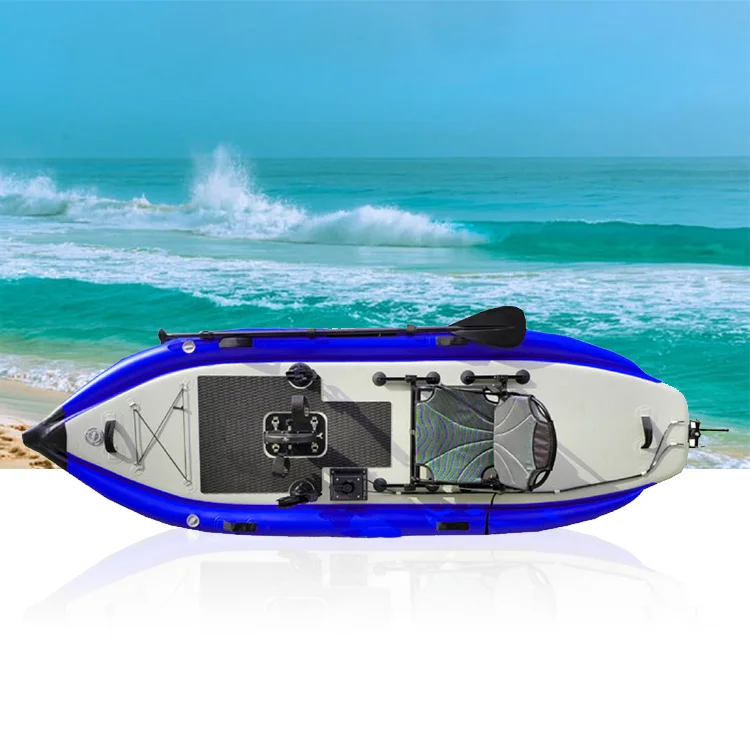 QIBU PHT-02 Custom China Large Pvc Fishing Sports Boat Rib OEM Propel Pedal Fishing Kayak