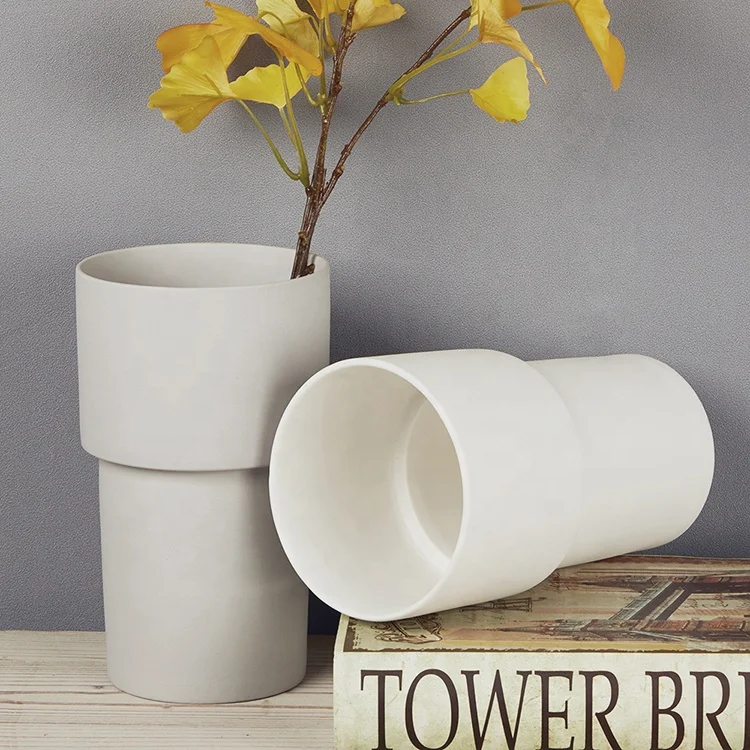 New product matte nordic style chinese flower pots / home decoration ceramic planter