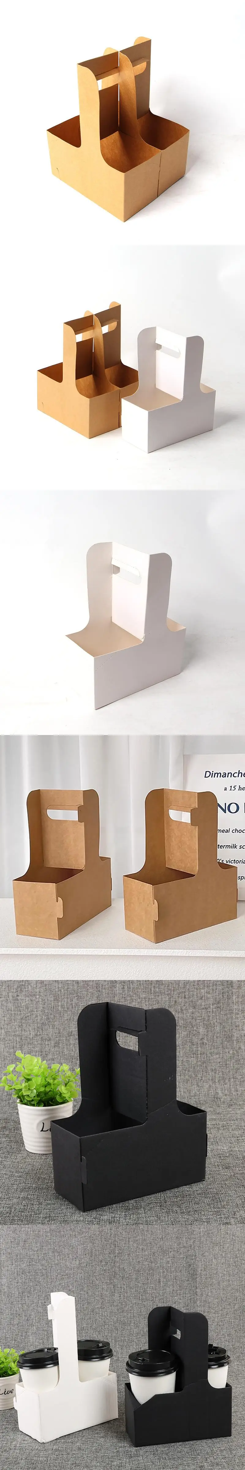 boxes for tea cups corrugated paper coffee cup holder for 2 cup milk tea coffee drink corrugated paper carrier cup holder tray