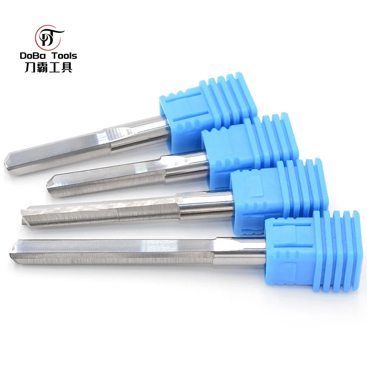 Shank 2 flute cnc router bits for wood woodworking Carbide Straight Bit cnc router cutters for MDF