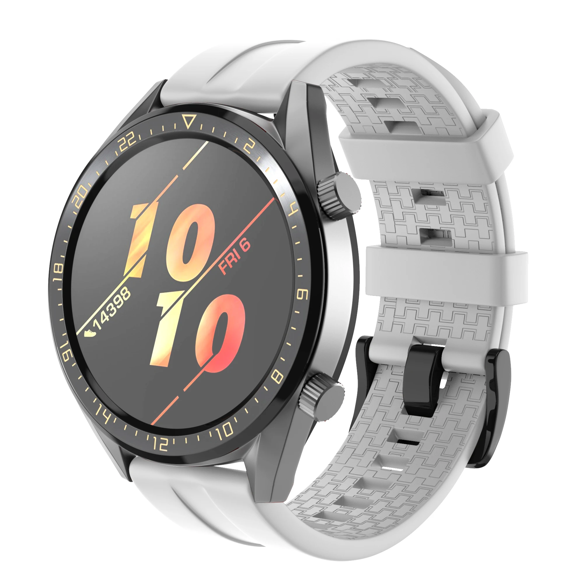 Premium 22mm Luxury Smart Watch Band Waterproofing Breathable Silicone Rubber Straps forSamsung Galaxy S3 46mm