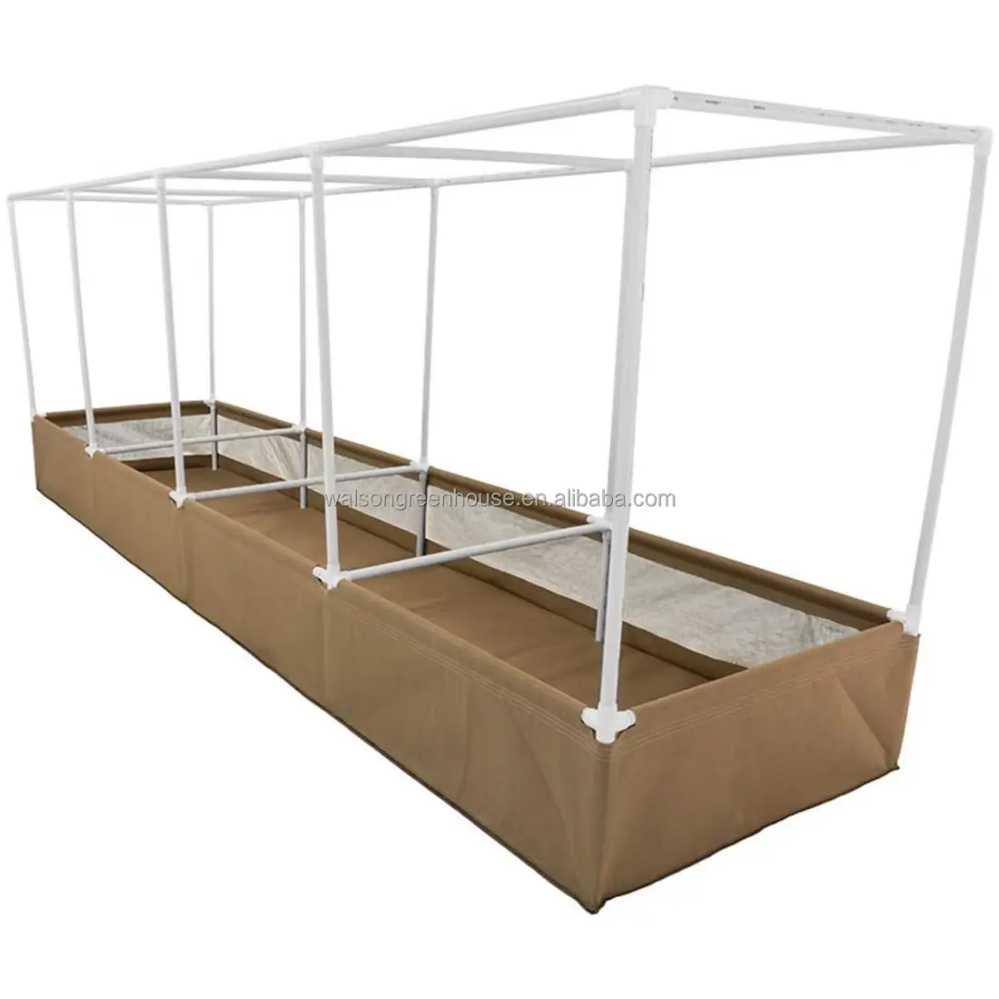 Waterproof moisture lock Fabric Raised Grow Bed living soil bed