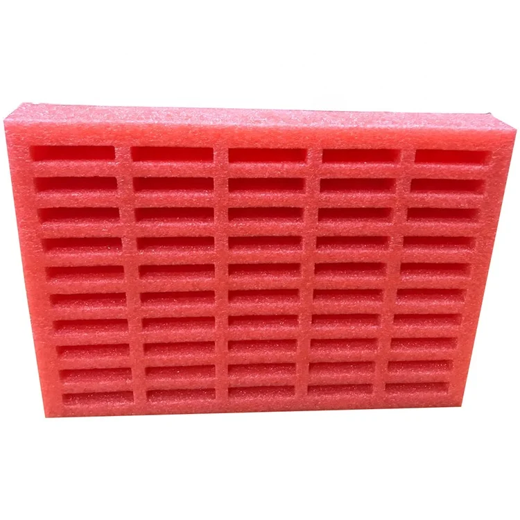 Custom ESD Anti-Static Conductive foam sheets EPE material cut foam packaging inserts pads