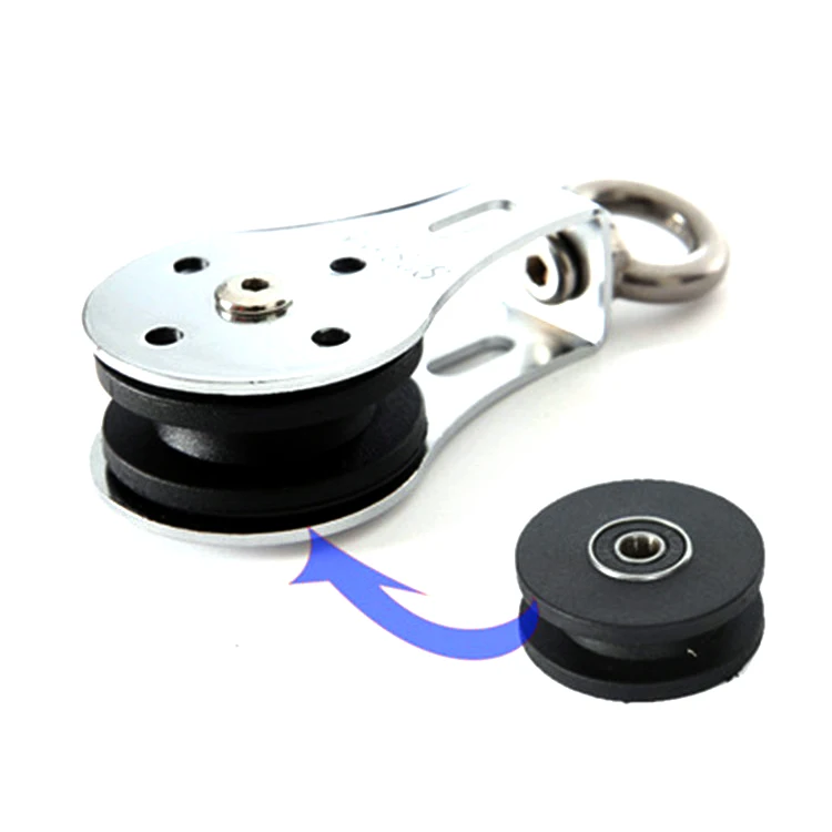 
OEM custom silent exercise wheel for sports stainless steel lifting pulley marine pulley 