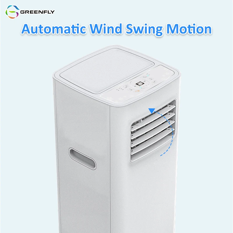 JJPRO GREENFLY 5000BTU Free Spare Parts Mobile air Conditioner Remote Control Hotel Home Room Mini Portable air Conditioner