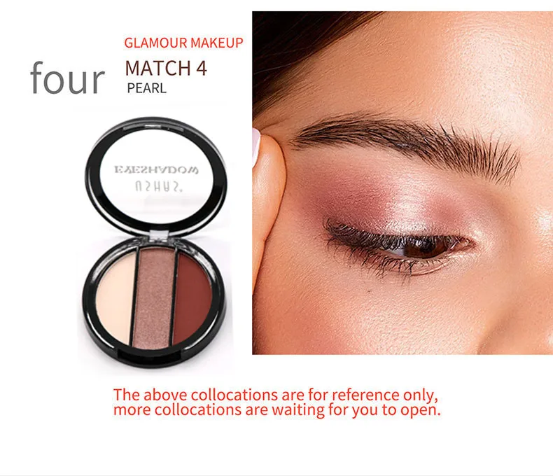 Eye Use and Mineral Ingredient Eyeshadow 12 color matte pearlescent nude makeup beginner