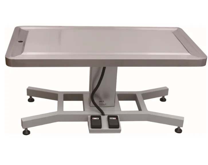 FT-882 Electric Lifting Stainless Steel Vet Operation Tilting Table