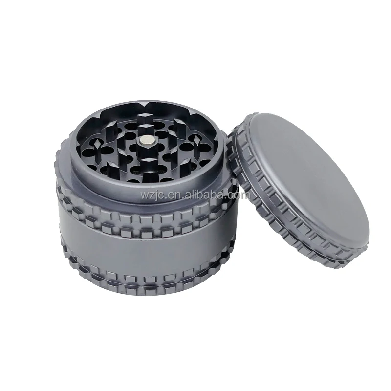 JC9041 diamond teeth new design herb grinder high-quality herbal accessories grinder aluminum herbal grinder for leisure places