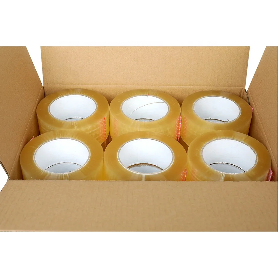 Wholesale Bopp Packing Tape Acrylic Water-Based Self-Adhesive Jumbo Rolls