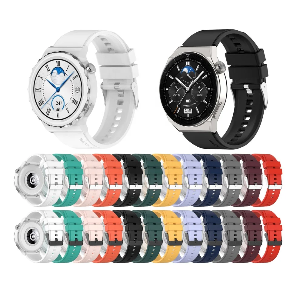 Ремешок для часов Huawei Watch Gt 3 2 2E Pro Gt2 46 мм силиконовый браслет