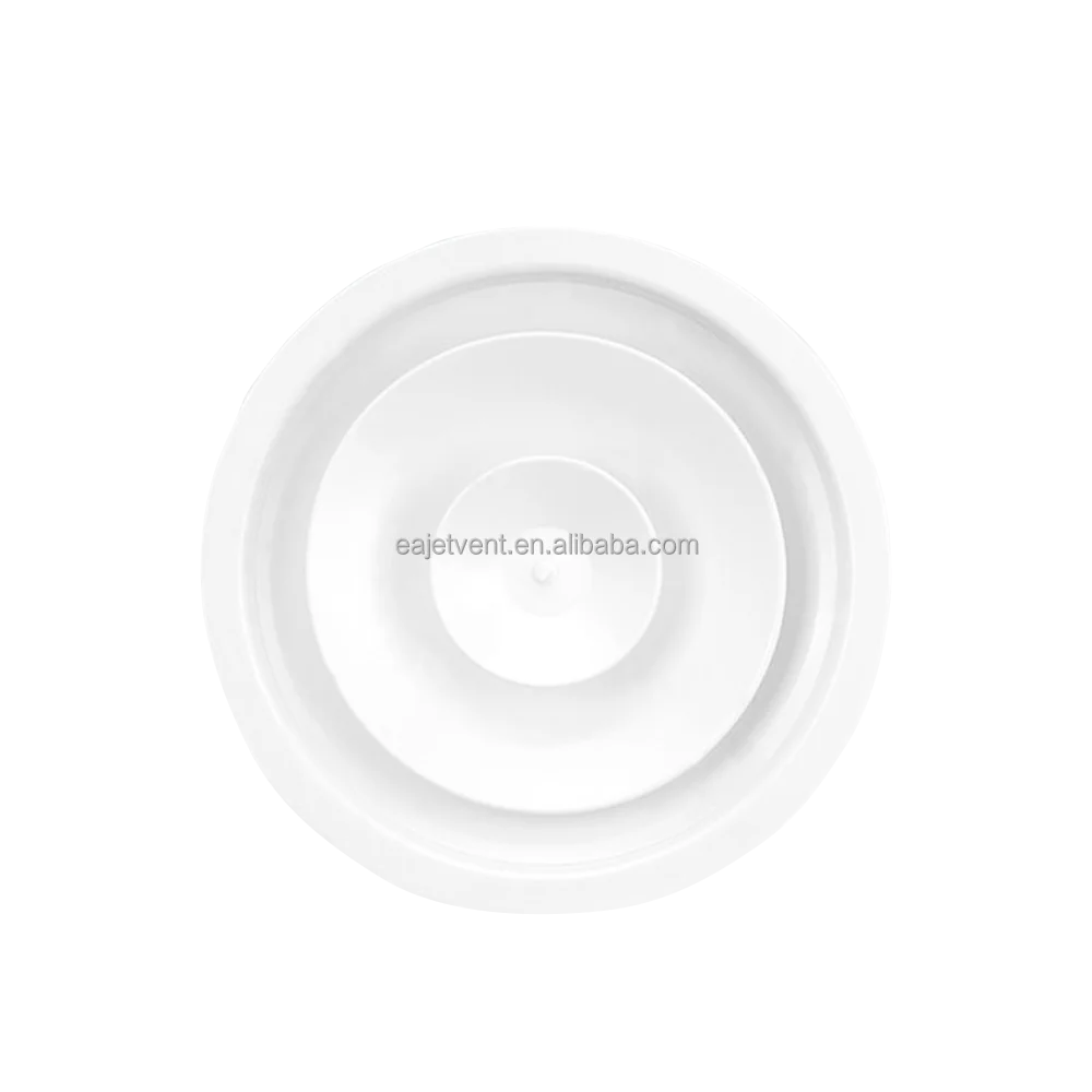 EAJET Air conditioning supply hvac aluminum round high ceiling air circular diffuser with removable core