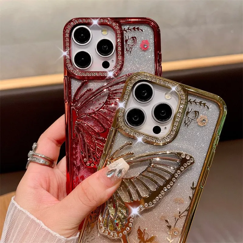 Чехол-бабочка для iPhone 16 15 14 12 11 Pro Max Plus