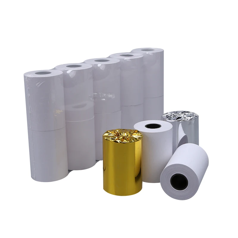 Thermal Paper Suppliers 55gsm 57mm 58mm 80mm  3 18 57 x 40 13Core BPA Free Thermal Paper Roll