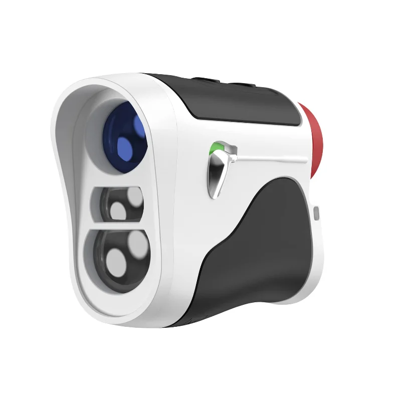 Golf Rangefinder with Slope Flagpole Lock with Pulse Vibration Slope Switch for Golf Tournament 600Yards 6X Magnification