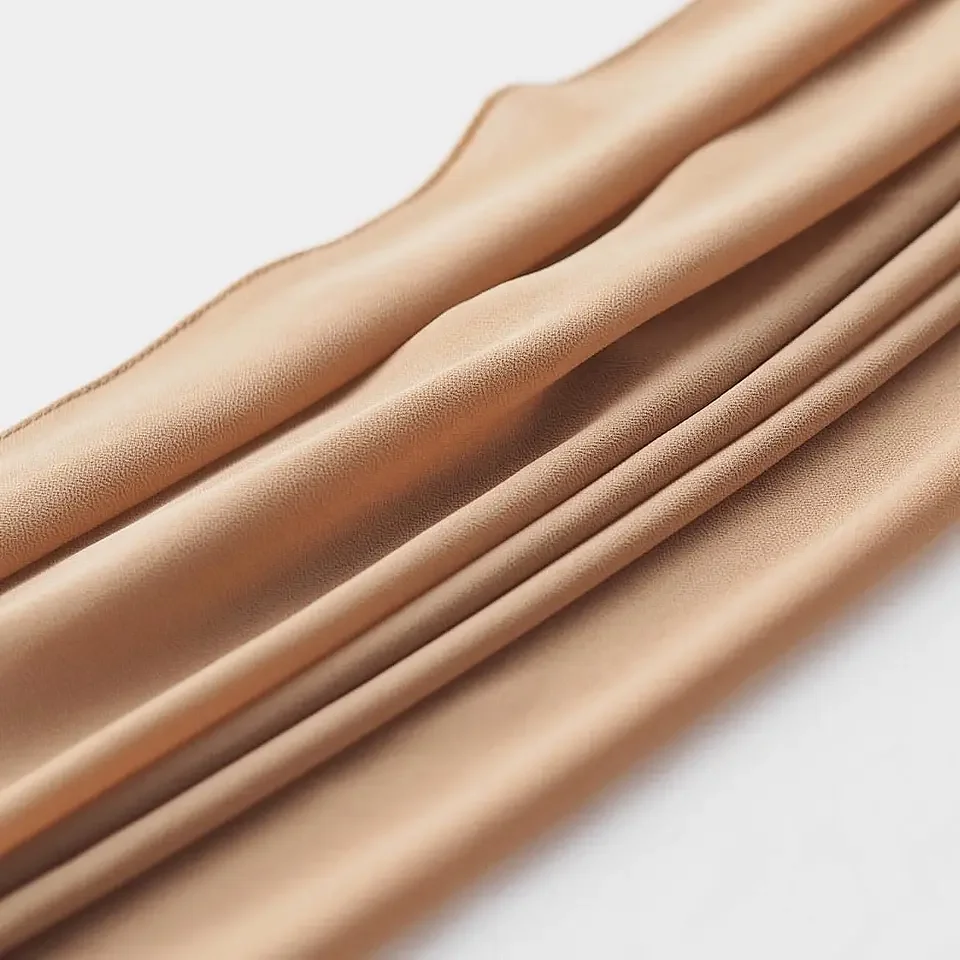 High Quality Tudung Women Shawl Malaysia Thick Heavy Chiffon Muslim Georgette Scarf Solid Bubble Chiffon Hijab Ethnic Shawl