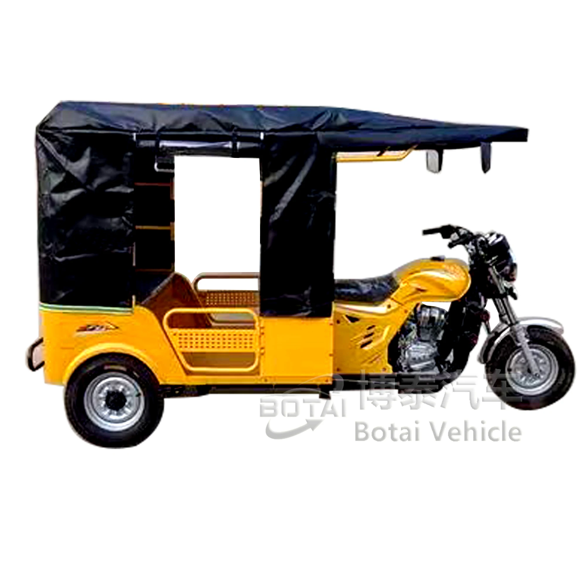 150cc трехколесный мотоцикл с закрытой кабиной пассажирский велосипед такси лучшие продажи Tuktu