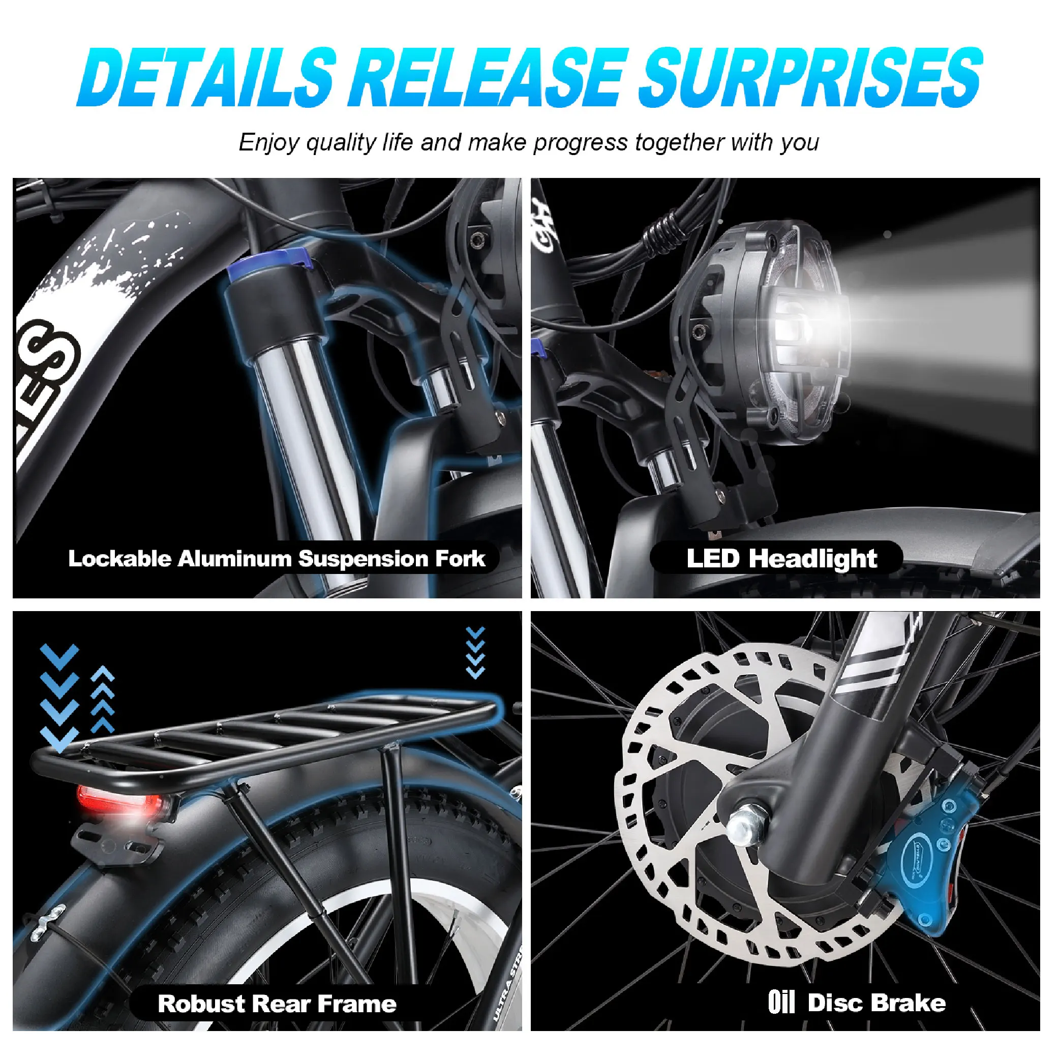 YQEBIKES Adult 2000W Powerful Electric Bicycle Dual Motor 26inch 48V 23Ah Lithium Snow Mountain Bike Full Suspension Ebike