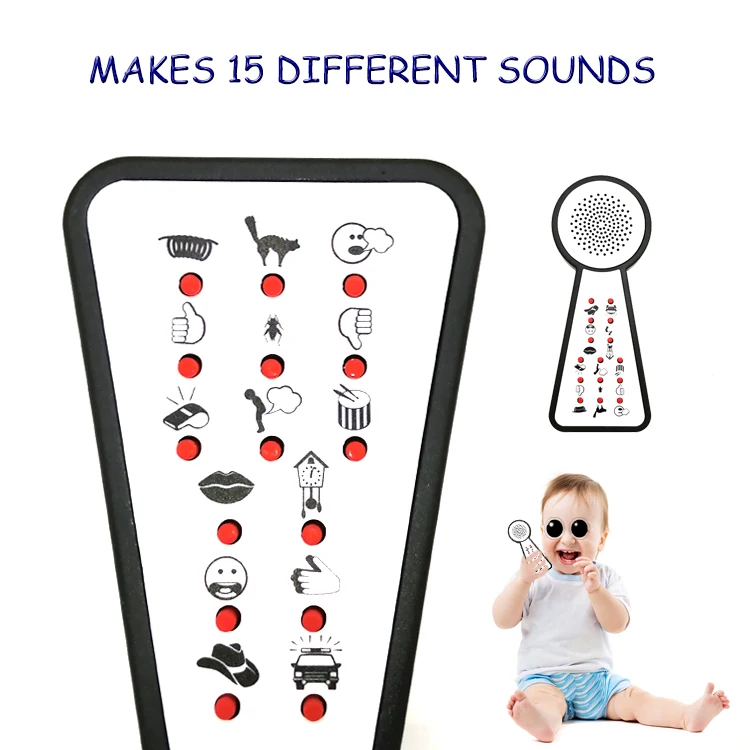 
Toy for children 2-6 years old funny novelty sound effect sound machine with 15 sounds build in toy for kids 