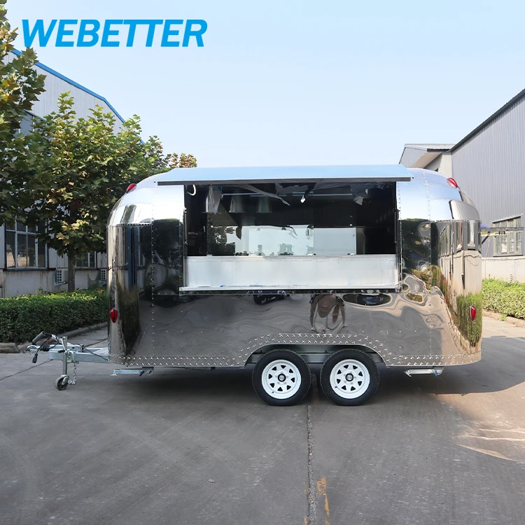 WEBETTER 100% г. Полная проверка грузовики для мороженого трейлер еды продажи