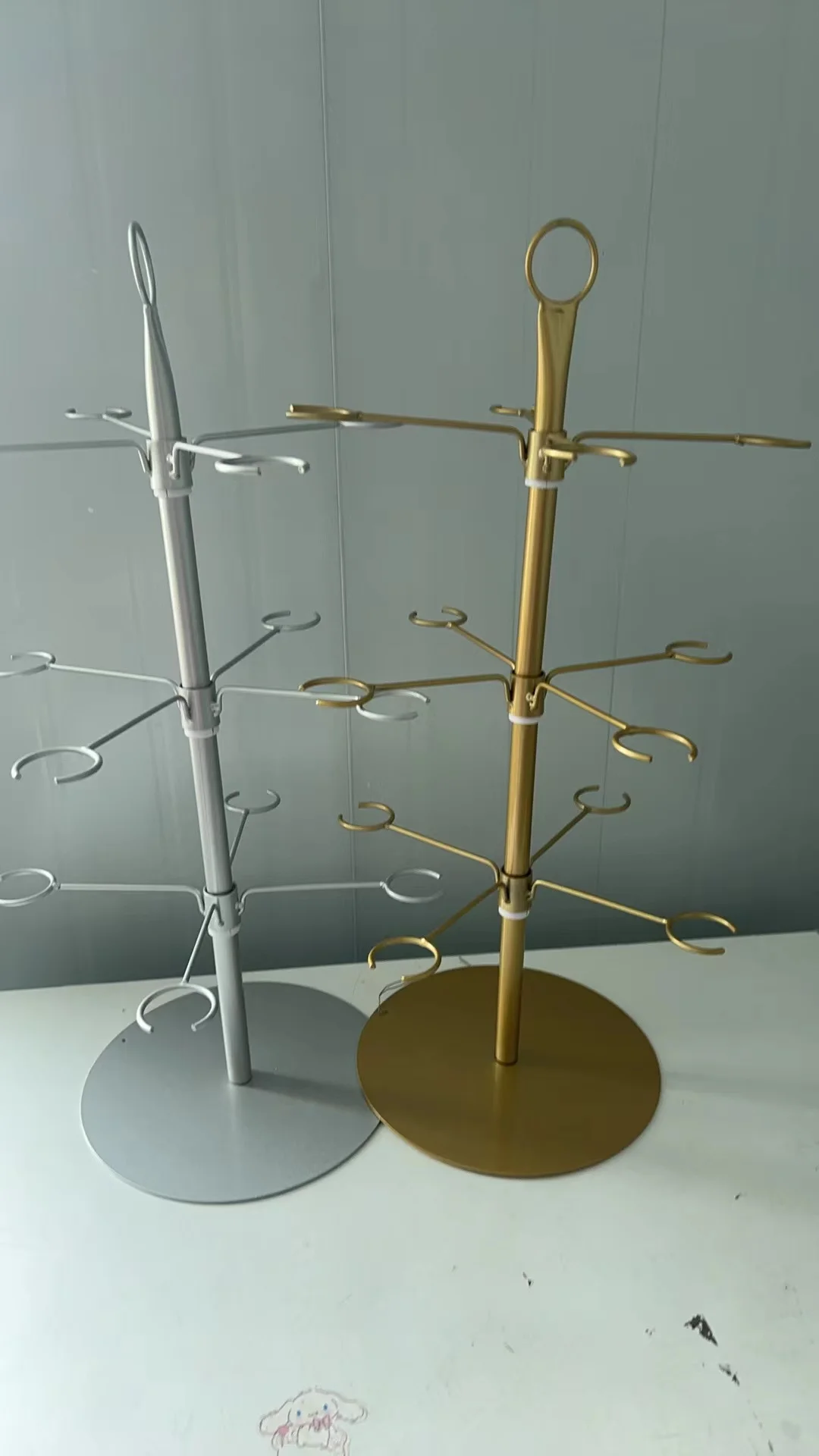 high legged creative home wedding decoration iron metal hanging art Red wine wine glass storage rack holder for Champagne glass