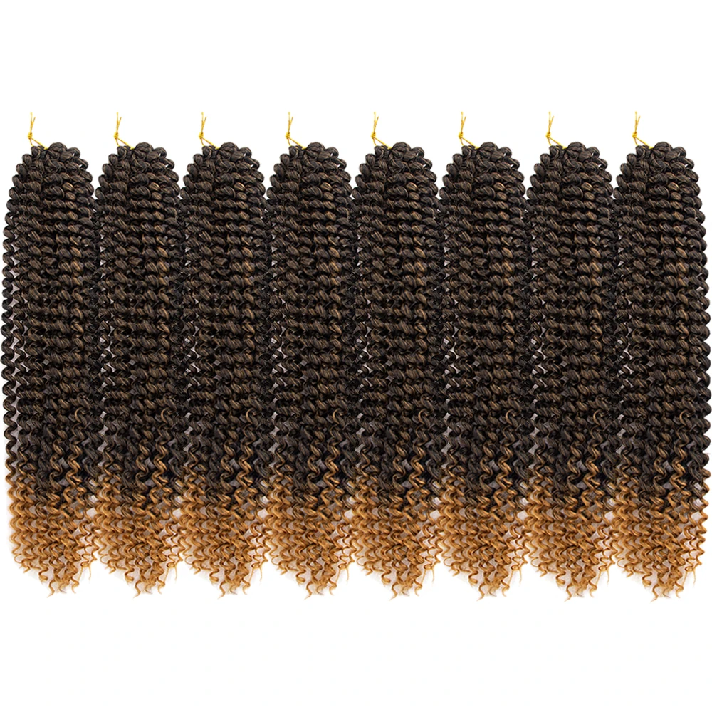 Spring Twist Hair 24lnch Synthetic Pre-looped Passion Twist Water Wave Braiding Crochet Hair