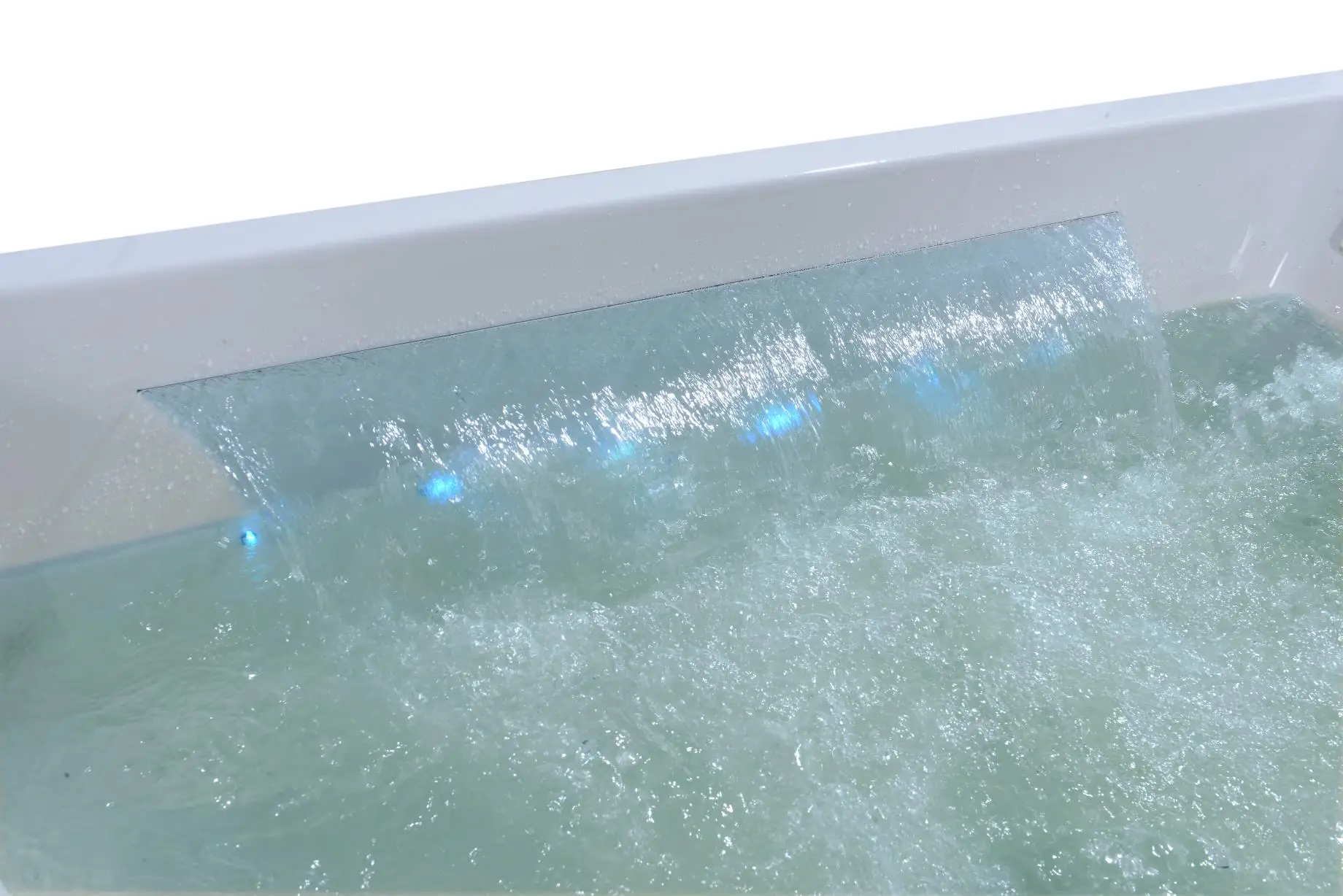 Hot Sale Control Panel Hot Tub Indoor 2 Person Bathtub Massage Whirlpools Rectangle Spa Bathtub