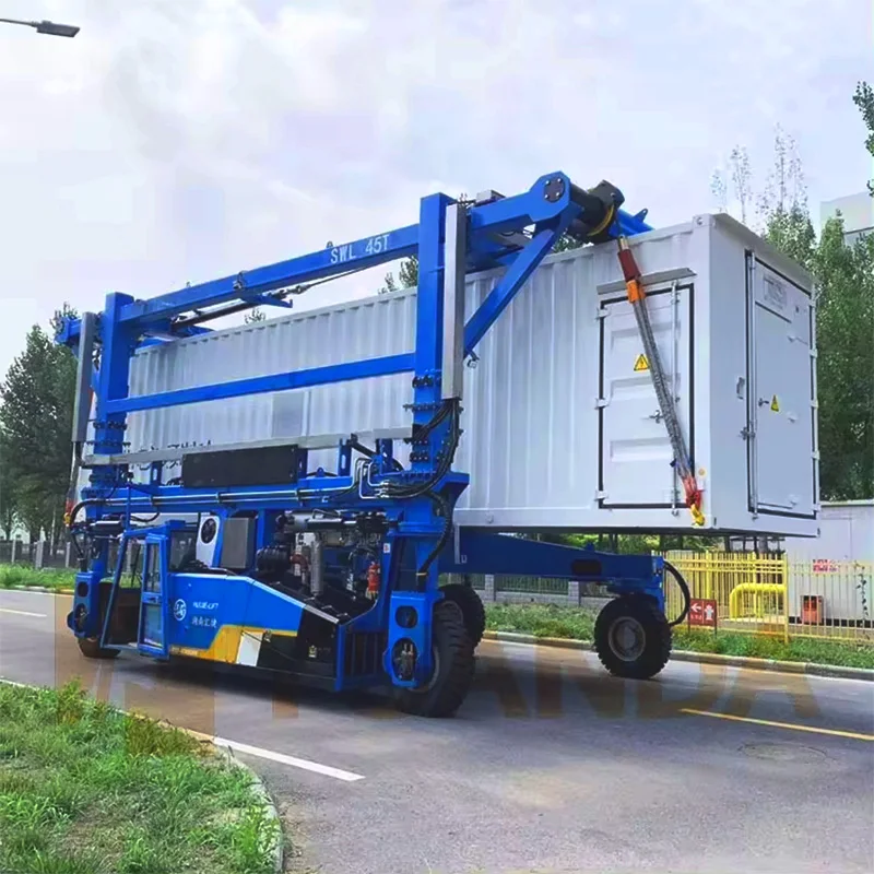 30t-90t Port Container Cranes 41 feet Mobile Container straddle carrier Crane Lower Price