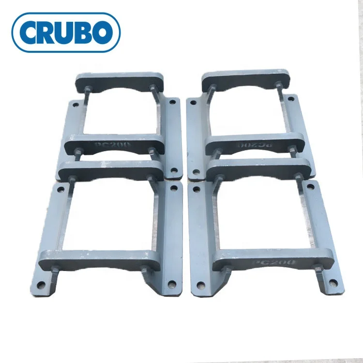 Excavator Undercarriage PC200-7 Excavator Track Chain Guard Frame