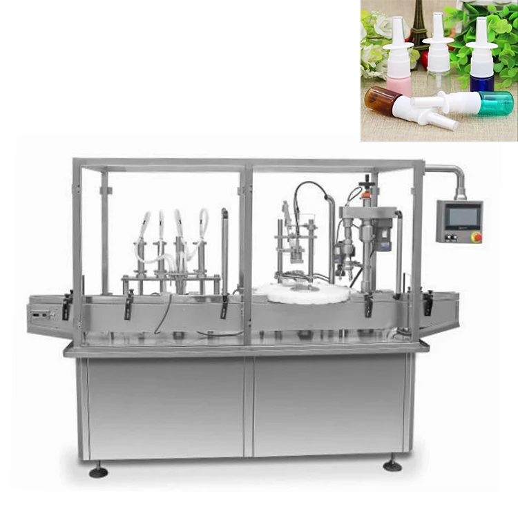 Automatic Air Freshener Filling Machine And Sealing Machine Spray Aerosol Can Filling Line Aerosol Filling Machine