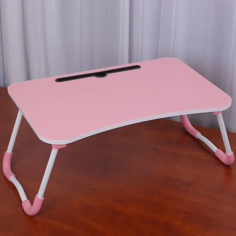 Folding Small Bed Serving Portable Laptop Stand Adjustable Bed Tray Table Home Work Use Notebook Stand Desk