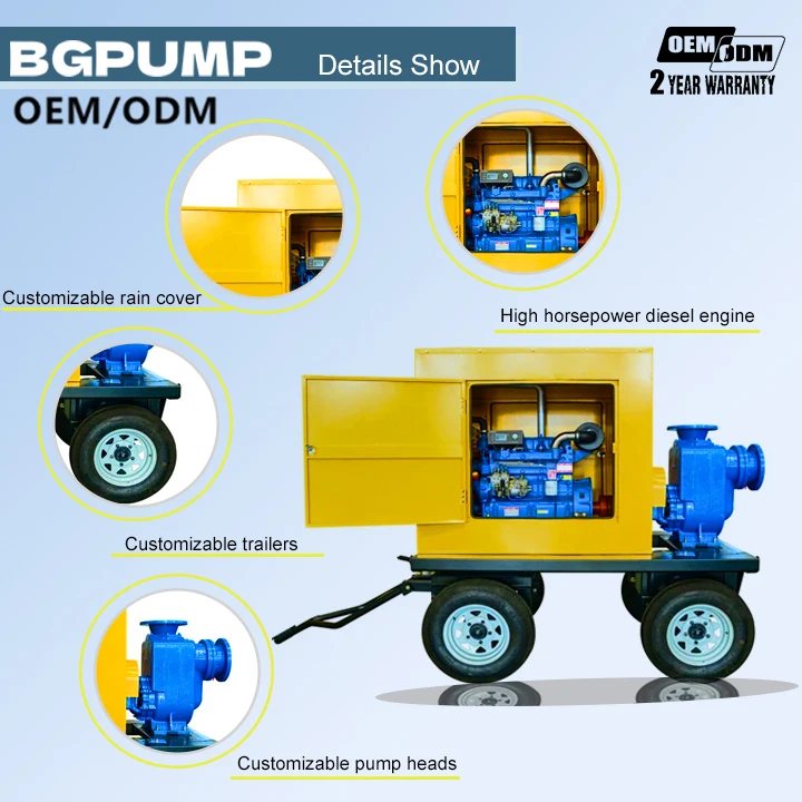 Diesel Engine Booster Pump for Irrigation for Irrigation and Agriculture Efficient Motor Pump