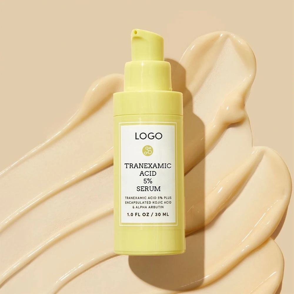 Natural Kojic Acid Even Out Skin Tone Reduces Hyperpigmentation Brightening Face Skin Brightening Serum 5% Tranexamic Acid Serum