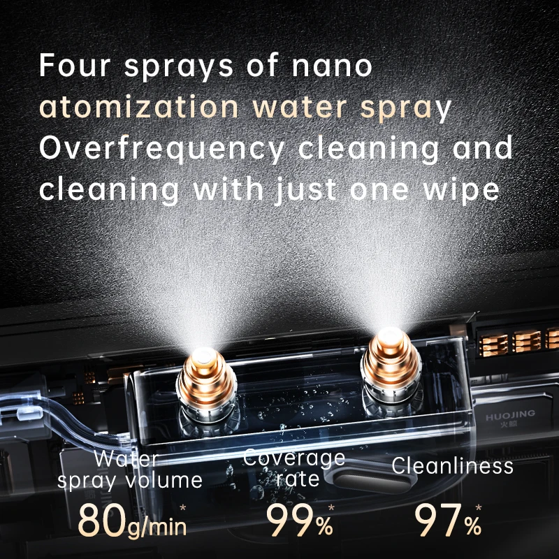 Smart Robot Window Cleaner Window High Suction Cleaning Robot Auto Water Spray Robot Indoor &outdoor Glass Vacuum Cleaner