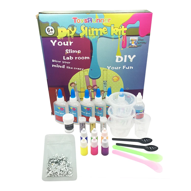 2019 Popularity Unicom Slime Hot Sale Magic DIY Glue Kit