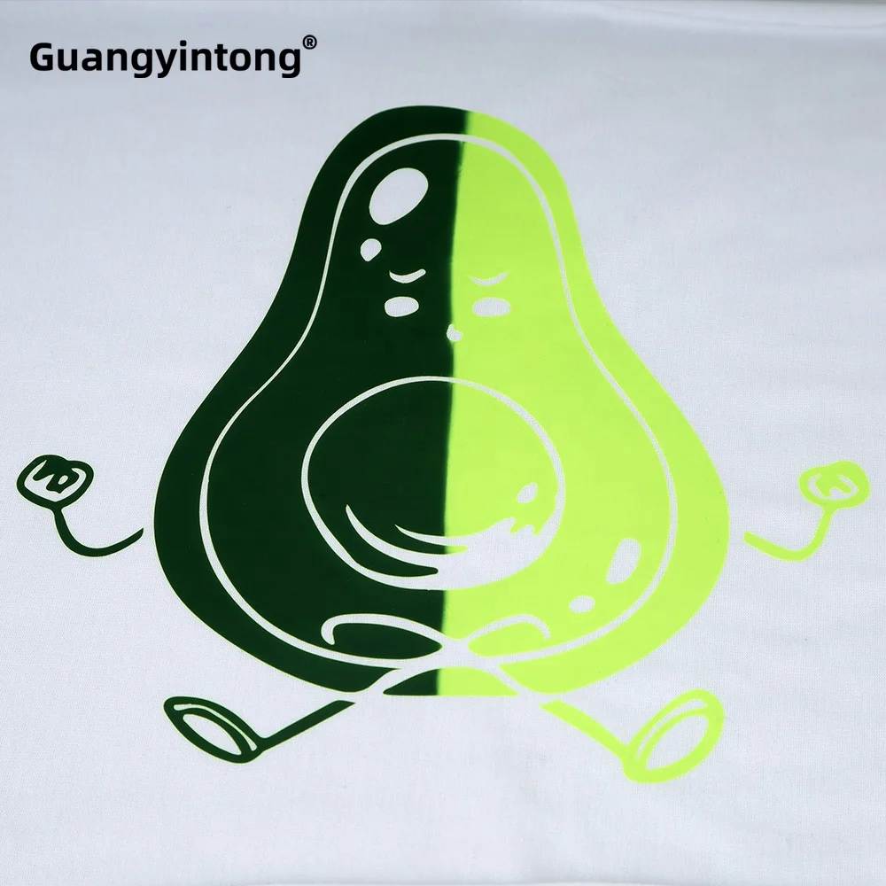 Guangyintong PU temperature color change heat transfer vinyl custom vinyl transfer printable heat transfer vinyl paper