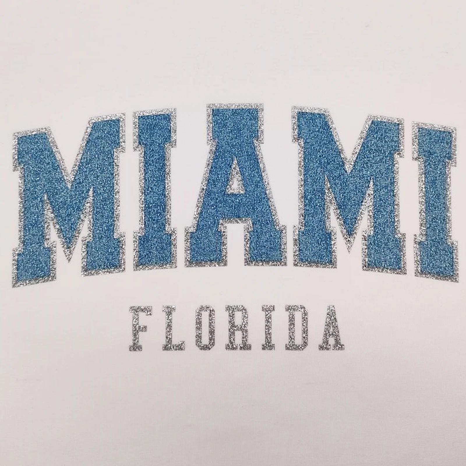 EYD Miami Beach Designs Souvenir T-shirt Logo Prints Multi Materials DTF Heat Transfer