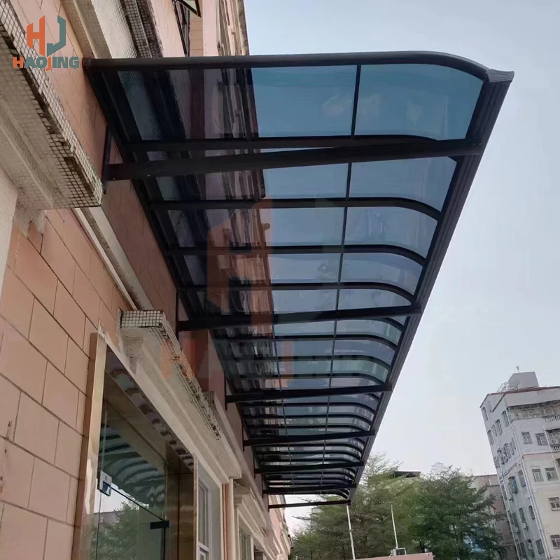 Заводская цена садовый тент уличный двор терраса балкон окно навес на крыше водонепроницаемый белый алюминиевый