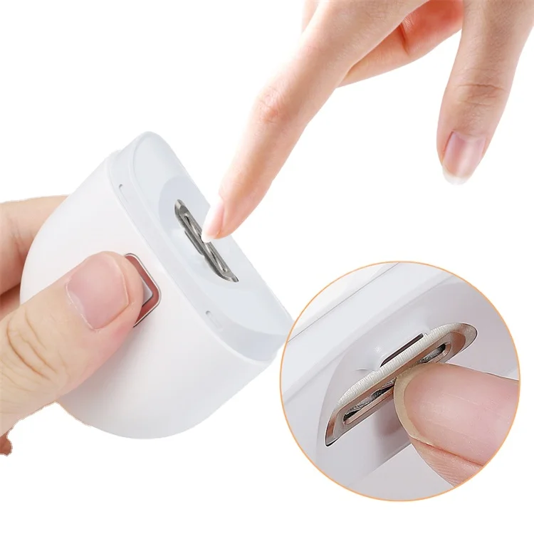 Rechargeable Nail Cutting Scissors  manicure Tool Child Infant Finger Cutter  Scissors Automatic Electric Nail Clipper for Baby