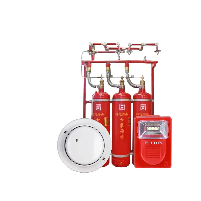 Heptachloropropylamine gas fire extinguishing device pipeline type fire-fighting equipment