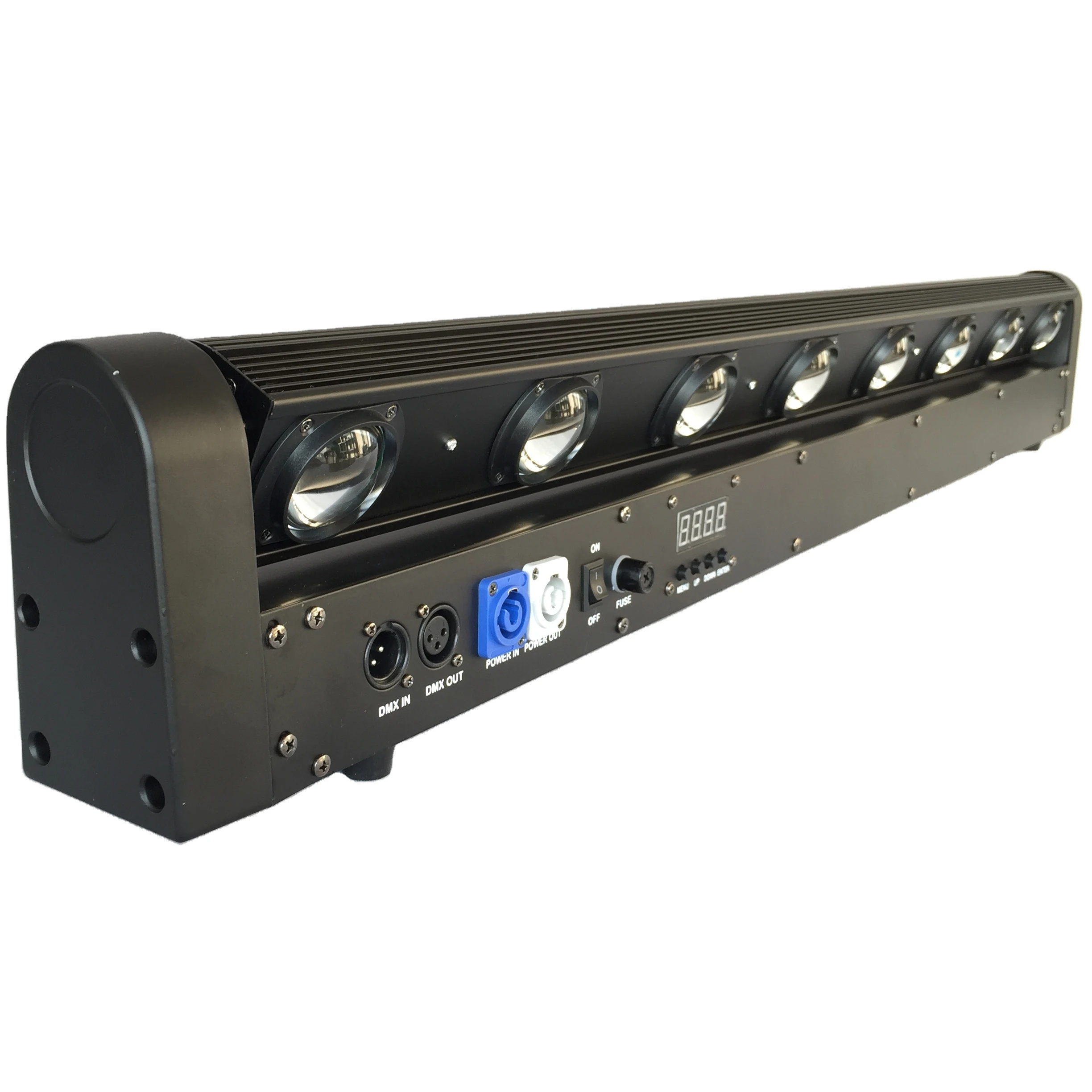 8*10w rgbw sweeper beam bar pixel sharpy beam led moving head