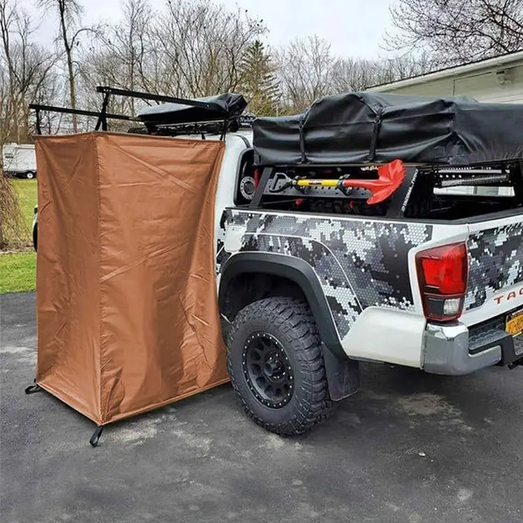 Hot Selling Portable 1-Person Modern Rain Bath Shower Tent Pop-Up Design Waterproof Aluminum Frame Oxford Fabric Car Roof Tent