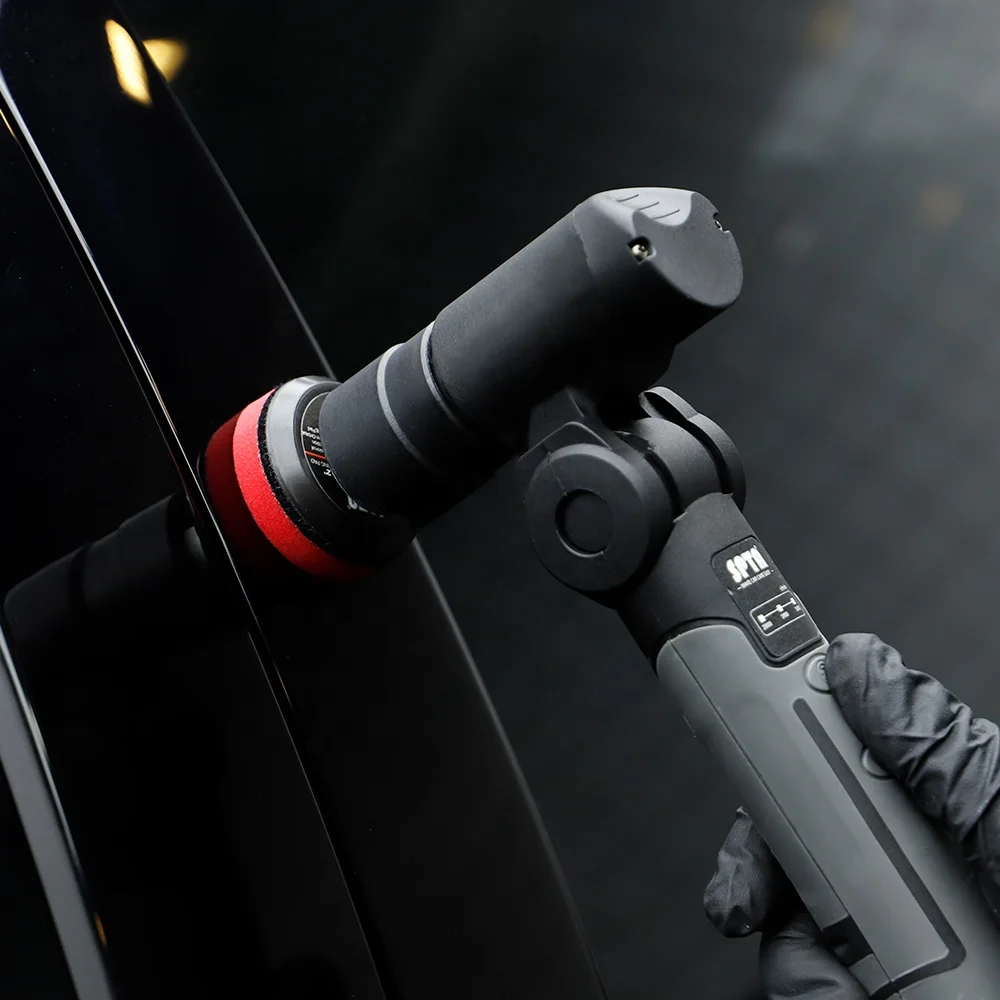 SPTA New Arrival 3.7V Cordless RO/DA Mini Polisher Car Polisher with Fast Charge for Auto Detailing