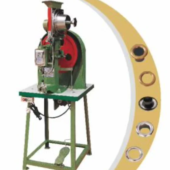 eyeleting machine for single piece grommet eyelet