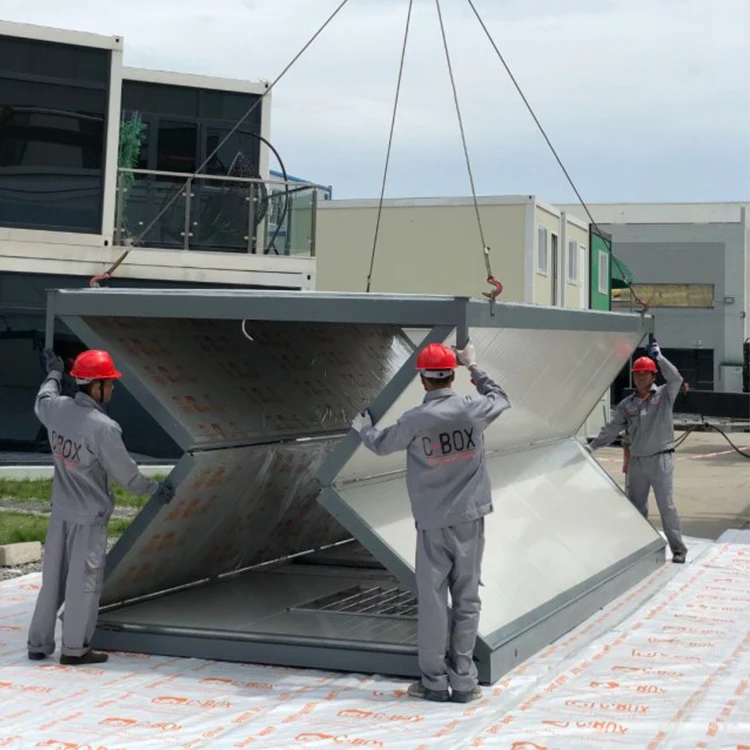 
Foldable mobile 40ft container home hospital clinic portable 20ft folding container house for sale 